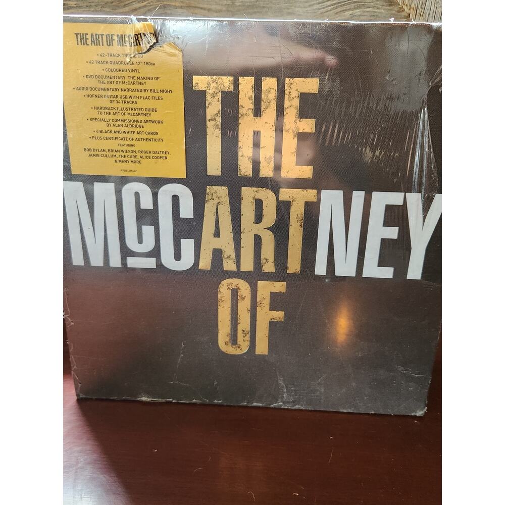 The Art of McCartney Deluxe Box Set Colored Vinyl CD DVD Sealed